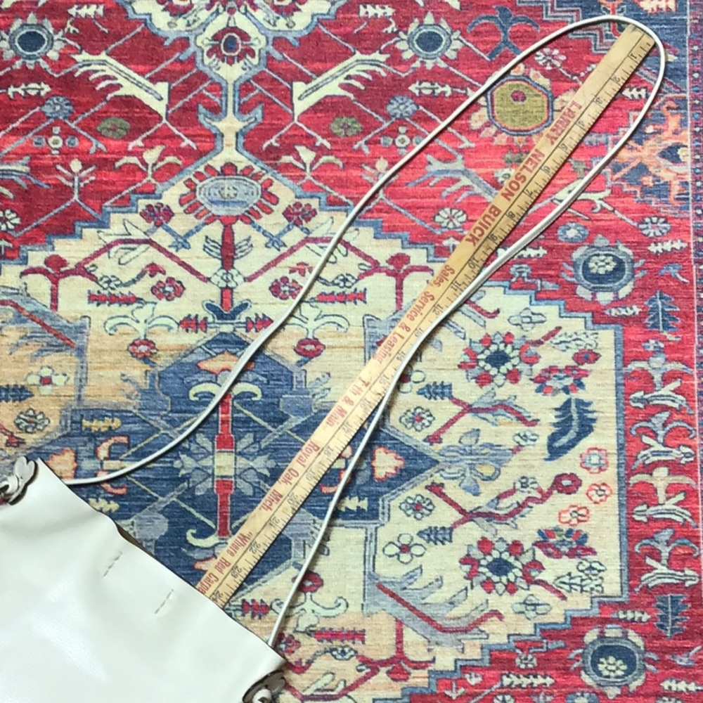 Coach ‘Derby’ Chalk Pebble Leather Crossbody with Gold Accents - Picture 10 of 12